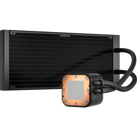 Cooler CPU H115i ELITE RGB, 140mm, 1600 rpm (Negru)