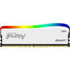 KINGSTON Memorie RAM FURY Beast RGB White Special Edition 8GB DDR4 3600Mhz CL17