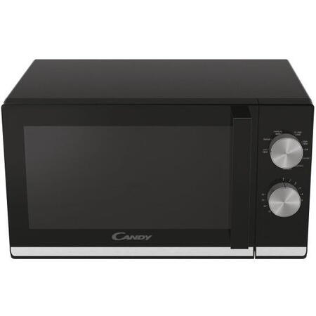Cuptor microunde Candy CMG20TNMB, 20 L, Microunde 700W, Grill 900W, Panou mecanic, functie Grill, Negru