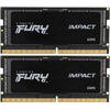KINGSTON Memorie Laptop FURY Impact, 64GB, DDR5, 4800MHz, CL38, 1.1v, Dual Channel Kit