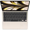 Laptop Apple 13.6'' MacBook Air 13 with Liquid Retina, Apple M2 chip (8-core CPU), 8GB, 256GB SSD, Apple M2 8-core GPU, macOS Monterey, Starlight, US keyboard, 2022
