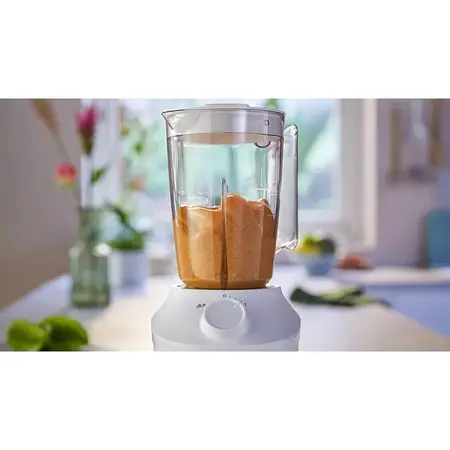 Blender Philips Seria 3000 HR2041/17, sistem problend, setare cu 1 viteză + impuls, capacitate maximă 1.9 L, capacitate efectivă 1 L