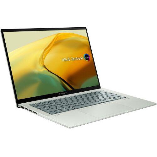 Laptop Ultraportabil Asus Zenbook 14 Oled Ux3402za Cu Procesor Intel® Core™ I5-1240p Pana La 4.40 Ghz, 14, 2.8k, Oled, 16gb, 1tb Ssd, Intel® Uhd Graphics, Windows 11 Pro, Aqua Celadon, Garantie Extinsa 3 Ani