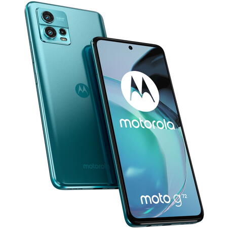 Telefon mobil Motorola Moto g72, Dual SIM, 128GB, 8GB RAM, Polar Blue