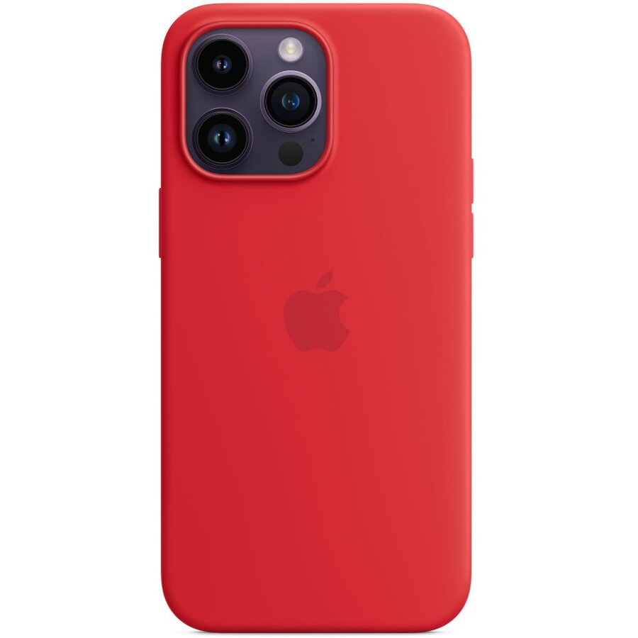 Husa De Protectie Apple Silicone Case With Magsafe Pentru Iphone 14 Pro Max, (product)red