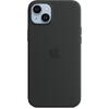 Husa de protectie Apple Silicone Case with MagSafe pentru iPhone 14 Plus, Midnight