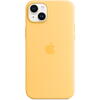 Husa de protectie Apple Silicone Case with MagSafe pentru iPhone 14 Plus, Sunglow