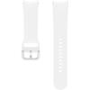 Curea smartwatch Samsung Sport Band pentru Galaxy Watch5, 20mm, (M/L), White