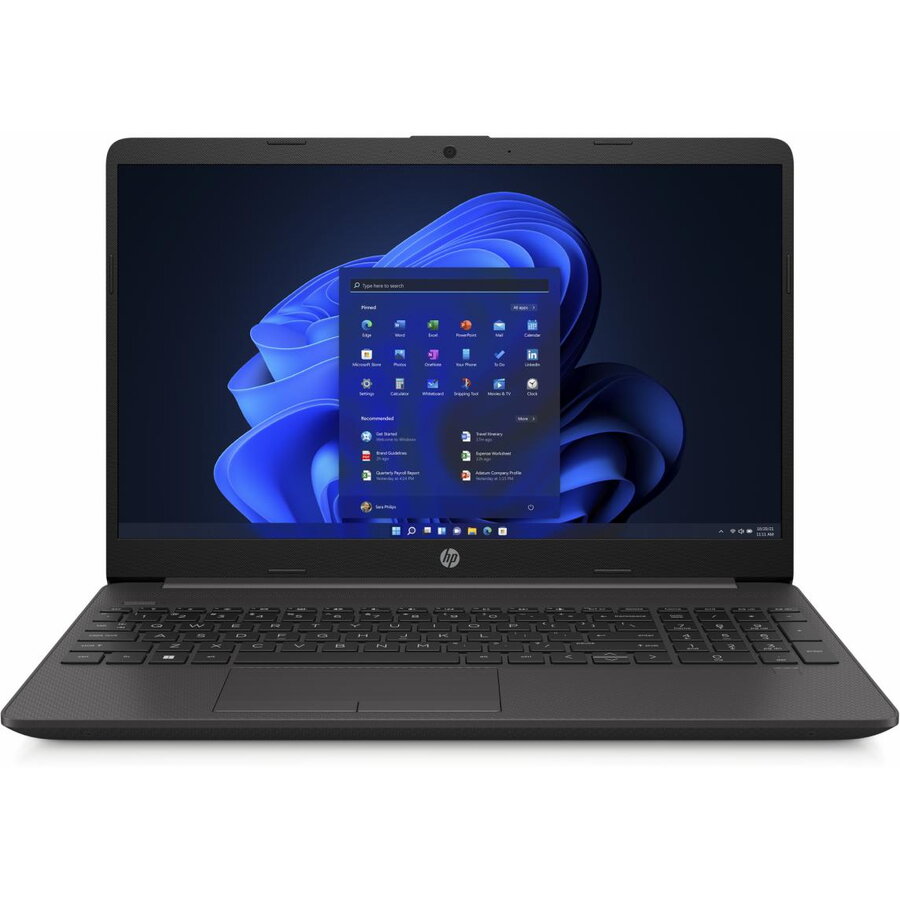 Laptop HP 250 G9 cu procesor Intel Core i5-1235U pana la 4.4 GHz, 15.6 Full HD, 8GB, 512GB SSD, Intel Iris Xe Graphics, Windows 11 Pro, Dark Ash Silver