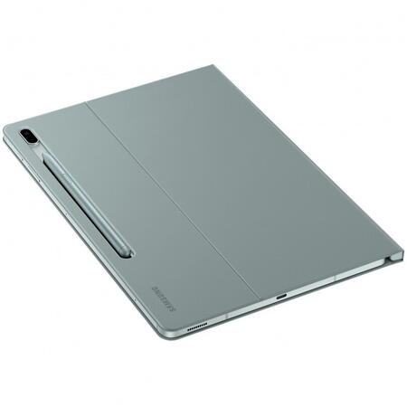 Husa de protectie Samsung Book Cover pentru GalaxyTab S7+/ S7 Lite, Light Green