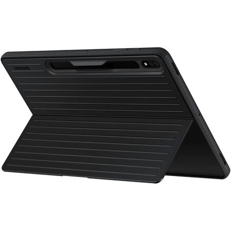 Husa de protectie Samsung Protective Standing Cover pentru Tab S8+, Black