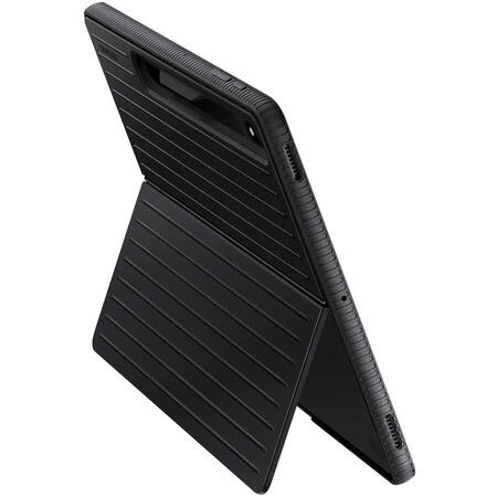 Husa de protectie Samsung Protective Standing Cover pentru Tab S8+, Black