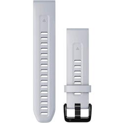 Curea Smartwatch Garmin, QuickFit®, 20 mm, silicon, Whitestone