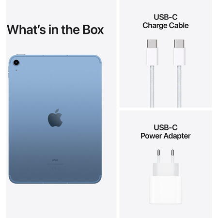 Apple iPad 10 (2022), 10.9 ", 64GB, Cellular, Blue