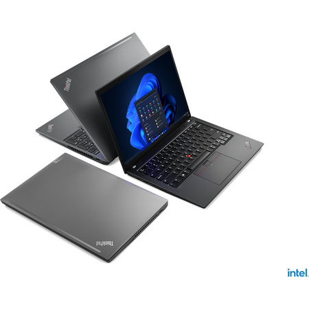 Laptop Lenovo 14'' ThinkPad T14s Gen 3, WUXGA IPS, cu procesor Intel® Core™ i7-1260P (18M Cache, up to 4.70 GHz), 16GB DDR5, 512GB SSD, Intel Iris Xe, Win 11 DG Win 10 Pro, Thunder Black