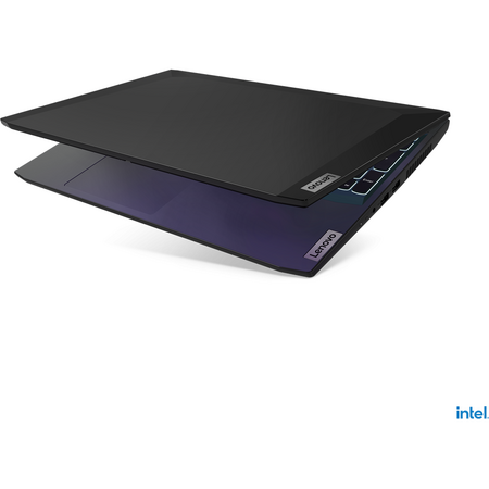 Laptop Lenovo Gaming 15.6'' IdeaPad 3 15IHU6, FHD IPS, Procesor Intel® Core™ i5-11320H (8M Cache, up to 4.50 GHz, with IPU), 8GB DDR4, 512GB SSD, GeForce RTX 3050 4GB, No OS, Shadow Black