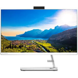 Sistem All-in-One Lenovo IdeaCentre 3 24ALC6 cu procesor AMD Ryzen™ 5 5625U pana la 4.30 GHz, 23.8", Full HD, IPS, 8GB DDR4, 512GB SSD M.2 2280 PCIe 3.0 NVMe, AMD Radeon Graphics, No OS