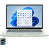 Laptop ultraportabil ASUS Zenbook 14 OLED UX3402ZA cu procesor Intel® Core™ i7-1260P pana la 4.70 GHz, 14", 2.8K, 16GB, 512GB SSD, Intel® Iris Xe Graphics, Windows 11 Home, Aqua Celadon