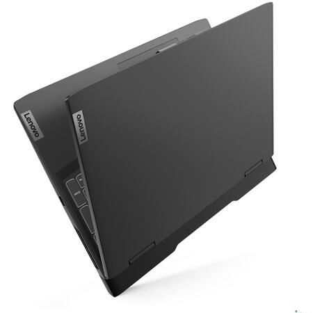 Laptop Gaming IdeaPad Gaming 3 16IAH7 cu procesor Intel Core i5-12450H pana la 4.4 GHz, 16" WUXGA, 16GB, 512GB SSD, NVIDIA GeForce RTX 3060 6GB, No OS, Onyx Grey