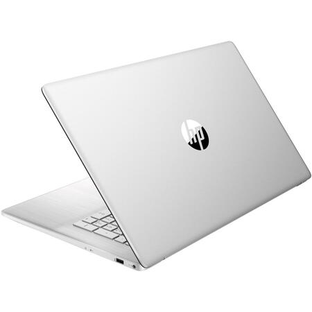Laptop HP 17-cn2011nq cu procesor Intel® Core™ i5-1235U pana la 4.40 GHz, 17.3 FHD Antiglare IPS, 16GB DDR4, 1TB 5400RPM + 512GB PCIe SSD, NVIDIA GEFORCE MX550 2GB, FreeDOS, Natural Silver