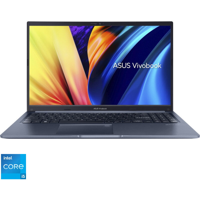 Laptop Asus 15.6&#039;&#039; Vivobook 15 X1502za, Fhd, Procesor Intel® Core™ I5-1240p, 16gb Ddr4, 512gb Ssd, Intel Iris Xe, No Os, Quiet Blue