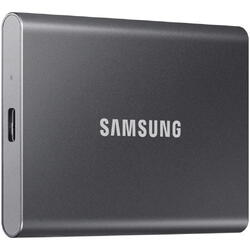 SSD Samsung Portable T7 Titan Grey 2TB USB 3.2 tip C