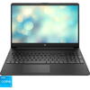 Laptop HP 15s-fq5038nq cu procesor Intel® Core™ i3-1215U pana la 4.40 GHz, 15.6 FHD, 8GB, 512GB PCIe SSD, Intel UHD Graphics, FreeDOS, Jet Black