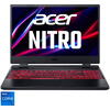Laptop Gaming Acer Nitro 5 AN515-58 cu procesor Intel® Core™ i7-12700H pana la 4.70 GHz, 15.6" Full HD, IPS 144Hz, 16GB, 512GB SSD, NVIDIA® GeForce RTX™ 3070Ti 8 GB, No OS, Black