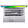 Laptop Acer Aspire A517-52 cu procesor Intel® Core™ i7-1165G7, 17.3" FHD IPS, 24GB DDR4, 512GB SSD, Intel® Iris® Xe Graphics, No OS, Silver