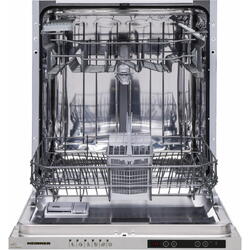 Masina de spalat vase incorporabila Heinner HDW-BI6613IE++, clasa E, 13 seturi, 60cm, display LED, 6 programe,  Aquastop