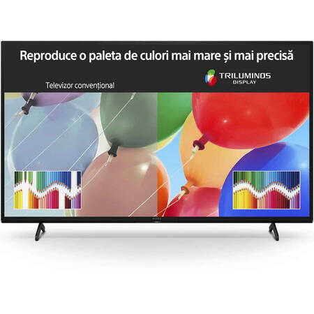 Televizor LED Sony 43X72K, 108 cm, Smart Android TV, 4K Ultra HD, Clasa G
