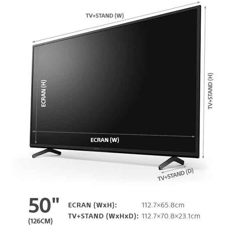 Televizor LED Sony 50X72K, 126 cm, Smart Android TV, 4K Ultra HD, Clasa G