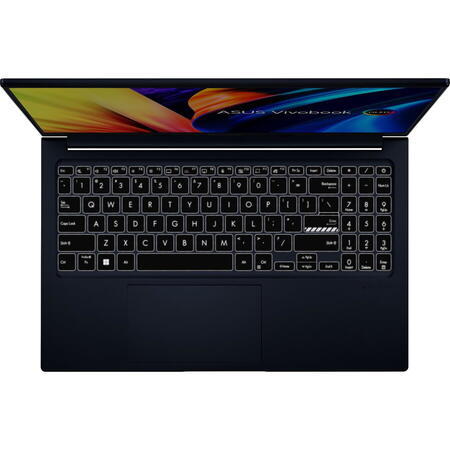 Laptop ASUS M1503QA-L1169 cu procesor AMD Ryzen 5 5600H, 15.6" FHD OLED, 8GB, 512GB SSD, AMD Radeon Graphics, No OS, Quiet Blue
