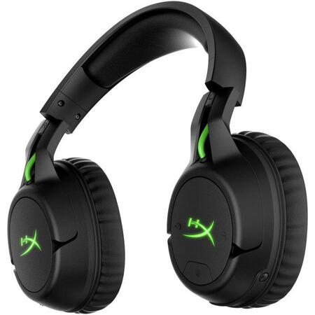 Casti gaming wireless HyperX CloudX Flight, compatibile cu PC/Xbox One/Xbox Series X|S, negru/verde