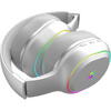 Casti wireless AQIRYS Lyra, 3D Stereo, Bluetooth, multiplatforma, Alb