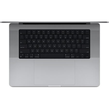 Laptop Apple MacBook Pro 14 (2021) cu procesor Apple M1 Max, 10 nuclee CPU and 32 nuclee GPU, 64 GB, 2TB SSD, Space Grey, Int KB