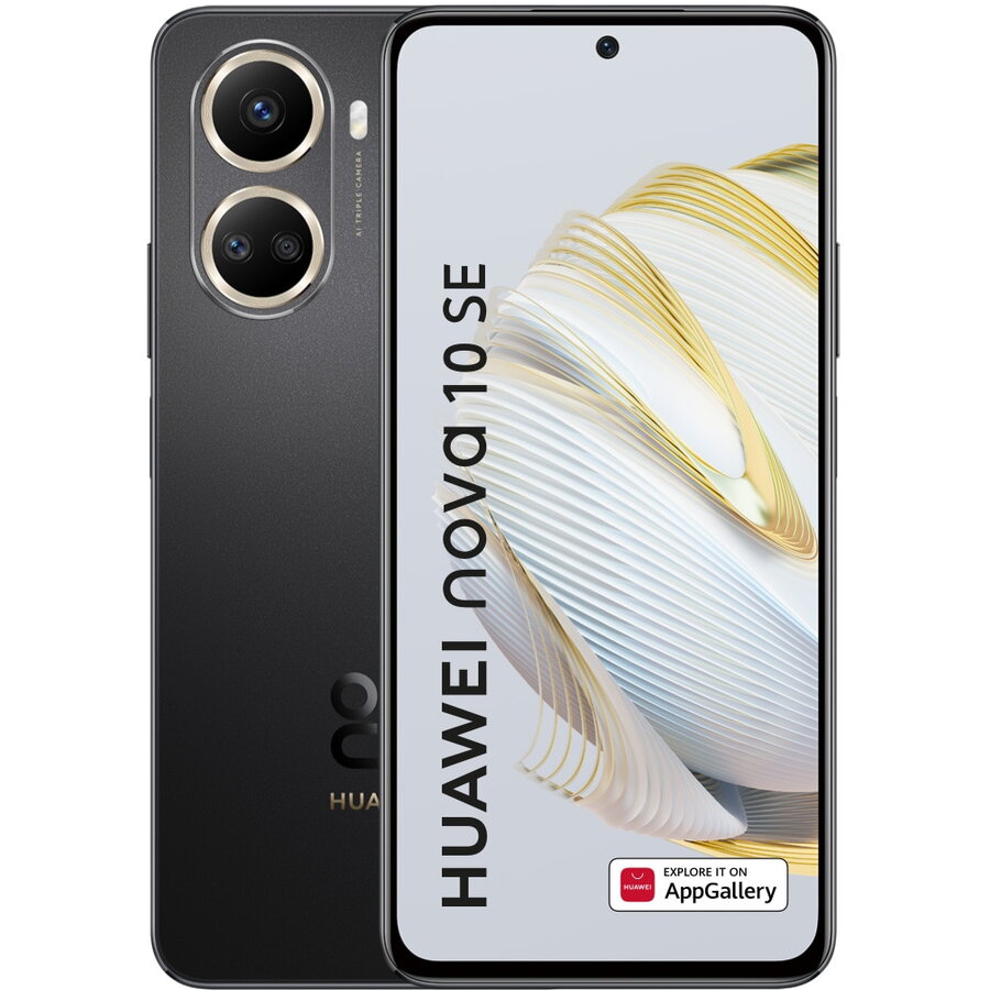 Telefon Mobil Huawei Nova 10 Se, 8gb Ram, 128gb, 4g, Starry Black