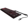 Tastatura gaming mecanica HP Omen Encoder, Iluminata, switch CHERRY MX Brown, Negru