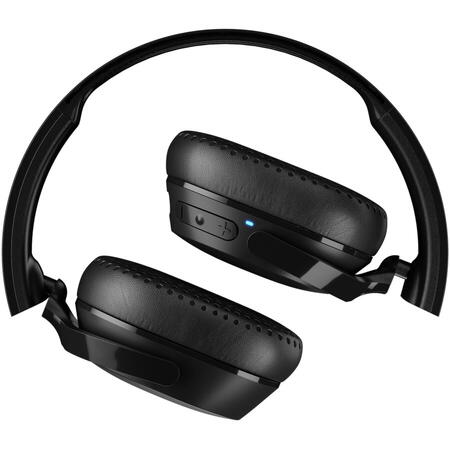 Casti Audio On Ear, Skullcandy Riff 2, wireless, Bluetooth, True Black