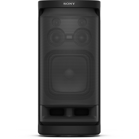 Sistem audio portabil SONY SRS-XV900, Wireless Party Speaker, MEGA BASS, Bluetooth 5.2, Sunet si lumini omnidirectionale, Karaoke, Panou control tactil, Autonomie de 25 ore, Negru