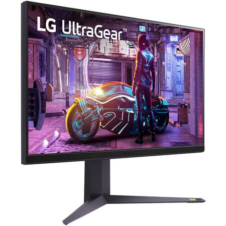 Monitor LED LG Gaming UltraGear 32GQ850-B 31.5 inch QHD IPS 1 ms 240 Hz HDR G-Sync Compatible & FreeSync Premium Pro