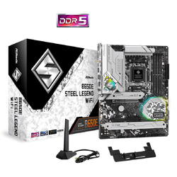 ASROCK Placa de baza B650E Steel Legend WiFi, socket AM5