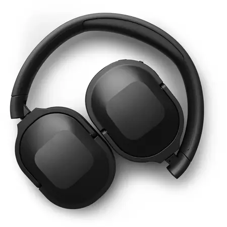 Casti audio wireless Philips TAH6506BK/00, Bluetooth v5, anulare activa a zgomotului, redare 30 de h, pliabile