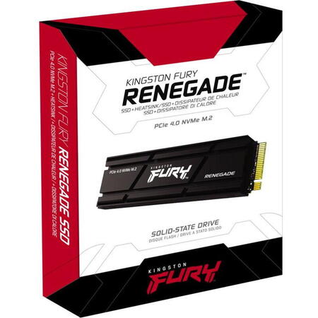 SSD Renegade, M2-2280, 500GB, PCI Express 4.0 x4 NVMe, Heatsink