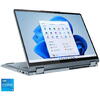 Laptop Lenovo IdeaPad Flex 5 14IAU7 cu procesor Intel Core i5-1235U, 14", WUXGA, IPS, 16GB, 512GB SSD, Intel Iris Xe Graphics, Windows 11 Home, Stone Blue