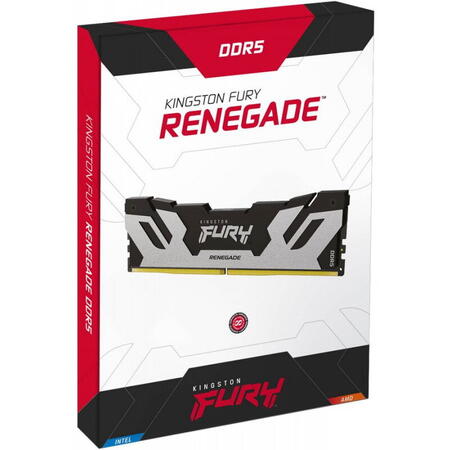 Memorie DDR5, 32GB, 7200MHz, CL38, 1.35V, FURY Renegade Silver, Kit of 2