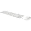 Kit Tastatura + Mouse wireless HP 650, White