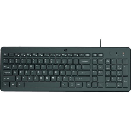 Tastatura cu cablu HP 150 Black