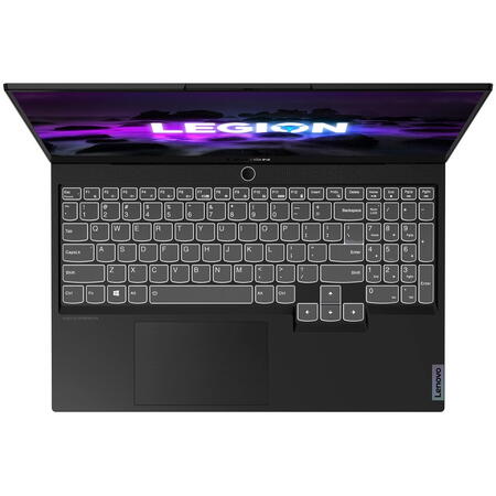 Laptop Gaming Lenovo Legion S7 15ACH6 cu procesor AMD Ryzen™ 7 5800H pana la 4.40 GHz, 15.6", Full HD, IPS, 165 Hz, 16GB, 1TB SSD, NVIDIA GeForce RTX 3060 6GB GDDR6, No OS, Shadow Black