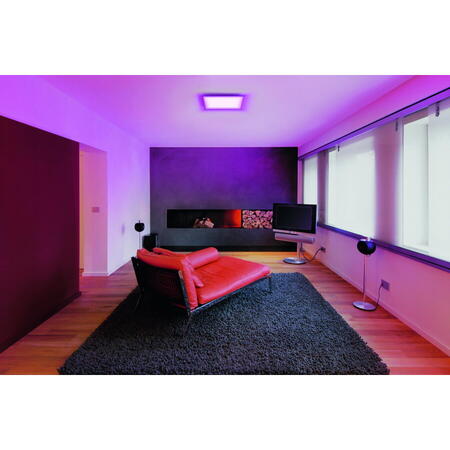 Panou inteligent LED RGB Ledvance SMART+ WiFi PLANON 450, 28W, 2100 lm, lumina alba si color (3000K), IP20